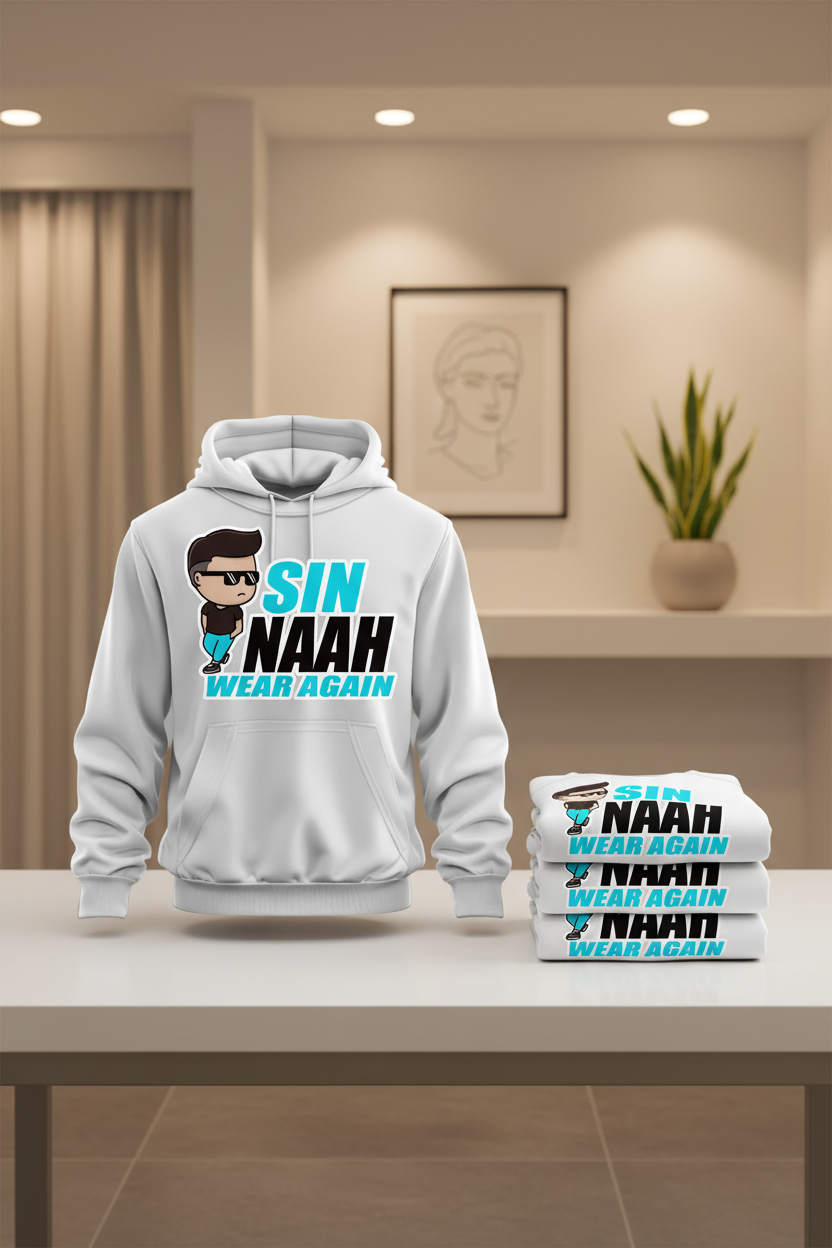 Sin Naah Wear Again Hoddie