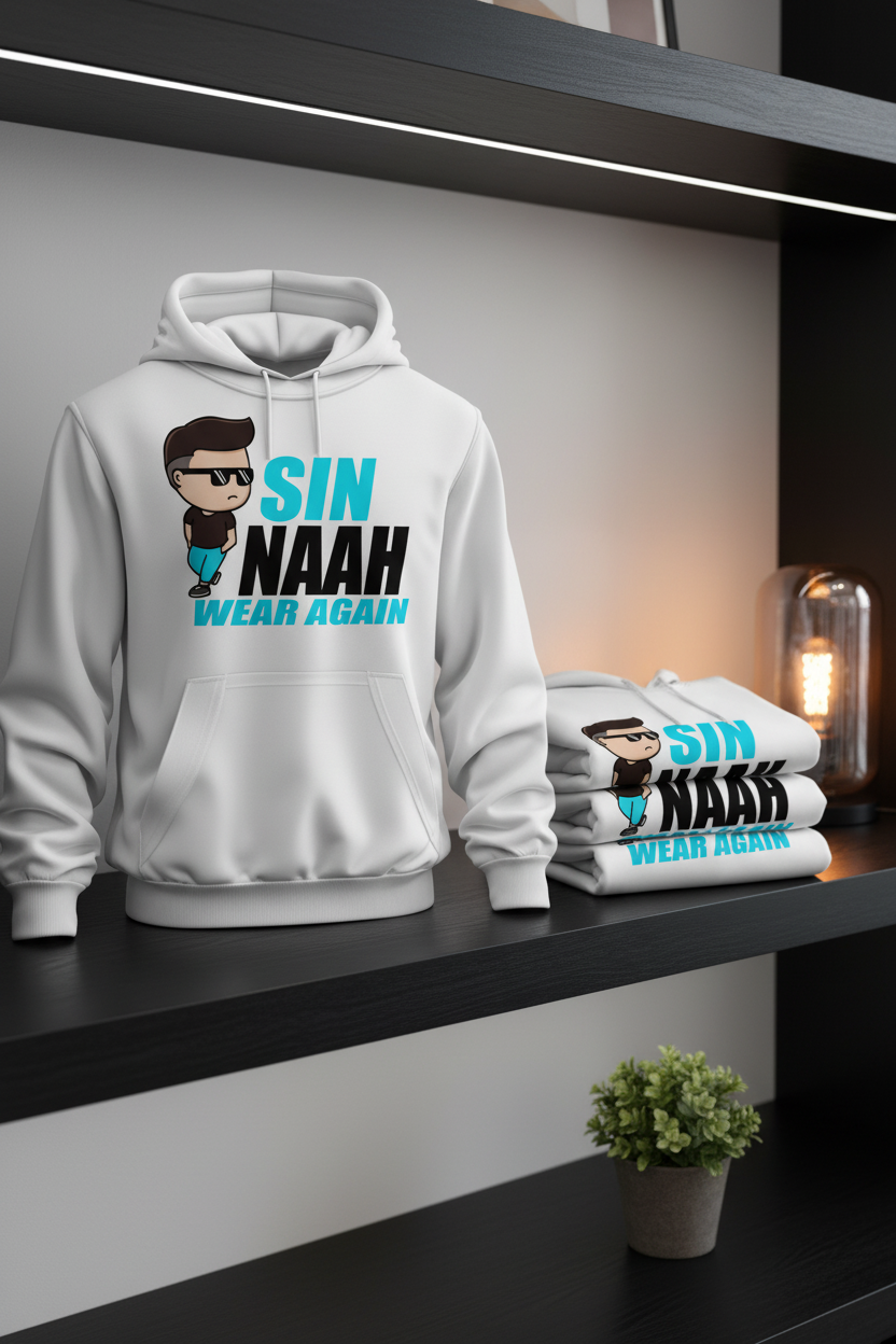 Sin Naah Wear Again Hoddie