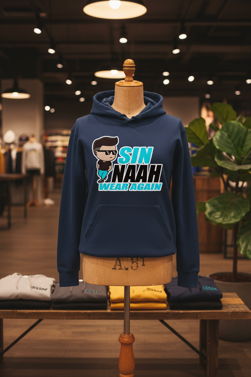 Sin Naah Wear Again Hoddie